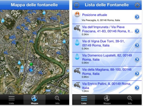 “Acqua Gratis in Italia”, l’app per trovare la fontanella più vicina a te