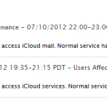 iCloud: il servizio è stato temporaneamente inaccessibile per manutenzione