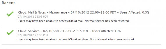 iCloud: il servizio è stato temporaneamente inaccessibile per manutenzione