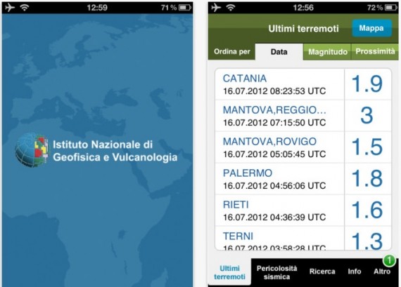 Importante update per INGVTerremoti, l’app ufficiale dell’Istituto Nazionale di Geofisica e Vulcanologia