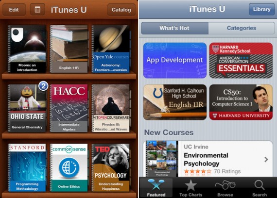 iTunes U si aggiorna con nuove funzionalità di ricerca e per gli appunti