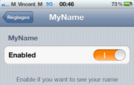 MyName, un nuovo tweak per personalizzare il logo operatore con il nostro nome – Cydia