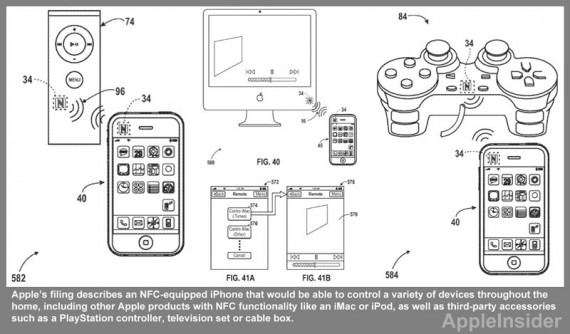 Apple brevetta un iPhone con tecnologia NFC in grado di controllare altri dispositivi elettronici