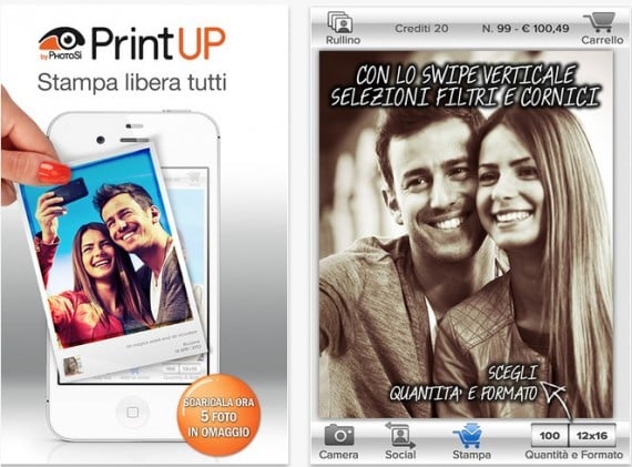 PhotoSì PrintUp, l’app per la gestione della stampa delle proprie fotografie