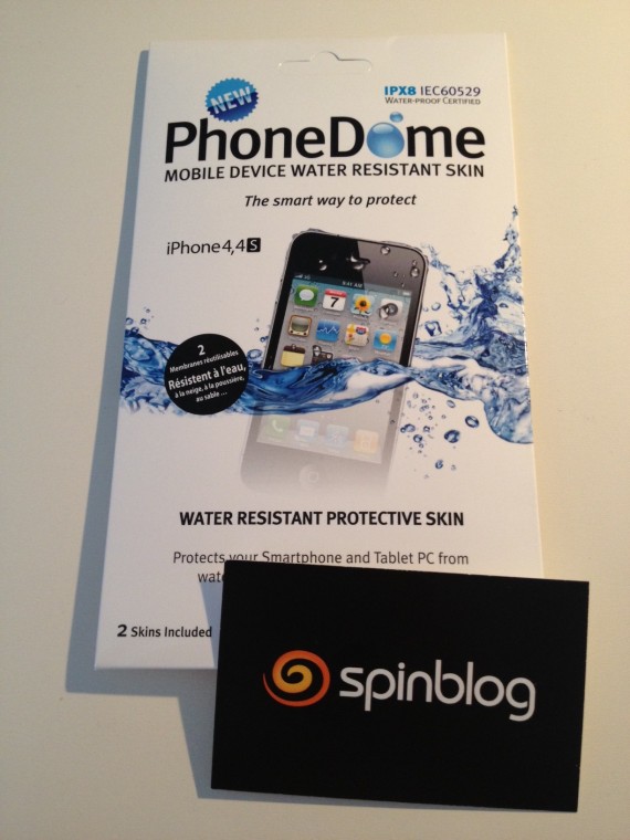 PhoneDome: una skin ultra-sottile per rendere impermeabile iPhone 4/4S – La recensione di iPhoneItalia