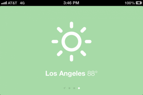 Sun: una web app elegante e minimalista per conoscere il meteo da iPhone ed iPad