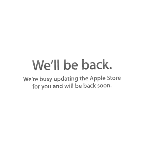 Apple Store Online nuovamente in manutenzione… [AGGIORNATO]