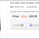 Il (presunto) pannello frontale dell’iPhone 5 è già in vendita