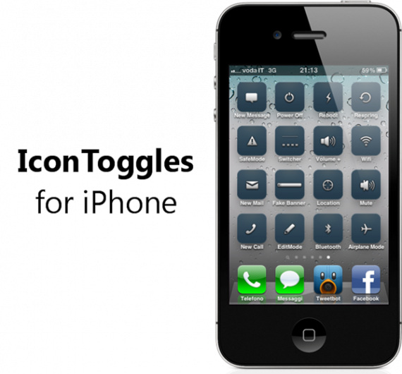 IconToggles, un nuovo tweak che aggiunge delle icone-scorciatoia alla Home dell’iPad – Cydia