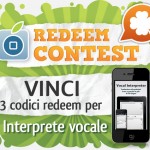 CONTEST: vinci 3 codici redeem per Interprete vocale [VINCITORI]