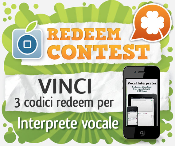 CONTEST: vinci 3 codici redeem per Interprete vocale [VINCITORI]