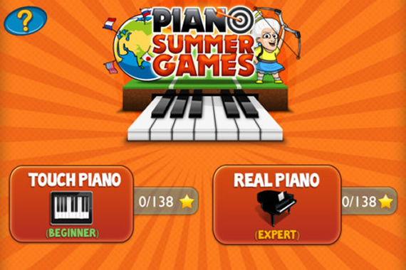 Piano Summer Games, giocando impari a suonare gli inni nazionali