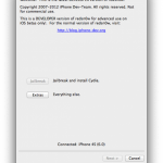 Redsn0w 0.9.13dev3 consente di eseguire il jailbreak tethered di iOS 6 beta 4
