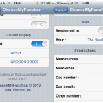 Disponibile su Cydia la seconda release di ChooseMyFunction, il tweak che permette di assegnare una funzione personalizzata ad una determinata app – Cydia