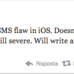 Pod2G: scoperta una vulnerabilità negli SMS su iOS [AGGIORNATO]