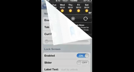 Animazioni in stile “libro iBooks” in iOS con UnCurl – Cydia