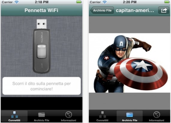 iPennetta WiFi, l’app gratuita che trasforma l’iPhone in un dispositivo di archiviazione