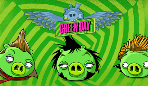 Rovio comunica una partnership con la band dei Green Day che porterà alla creazione di 10 livelli di Angry Birds a tema