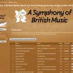 Disponibile su iTunes tutta la musica della Cerimonia di Chiusura delle Olimpiadi di Londra 2012