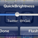 QuickBrightness, cambia rapidamente la luminosità tramite un nuovo pop-up – Cydia