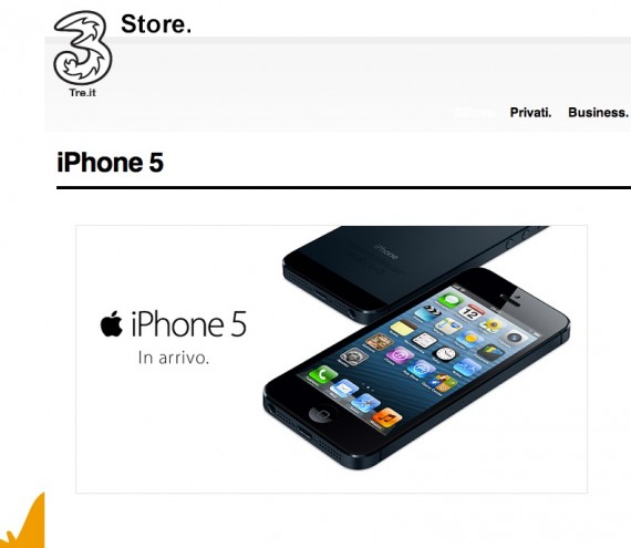 3Italia e iPhone 5: online la pagina per essere avvisati sull’inizio delle prenotazioni