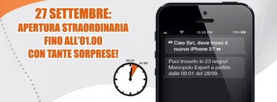 iPhone 5: notte bianca anche nei negozi Vodafone, H3G e Marcopolo Expert