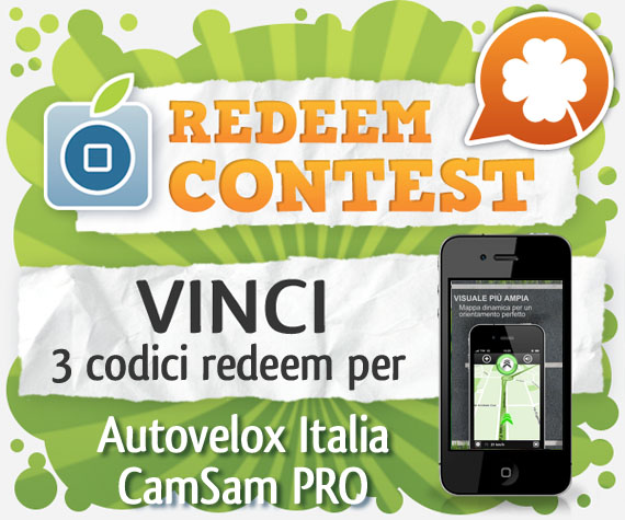 Vinci 3 codici redeem per Autovelox Italia – CamSam PRO [VINCITORI]