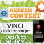 Vinci 3 codici redeem per DettaTutto SMS-EMAIL [VINCITORI]
