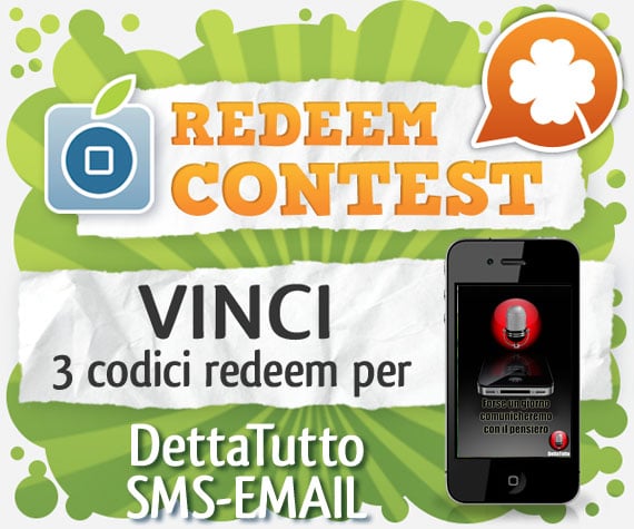 Vinci 3 codici redeem per DettaTutto SMS-EMAIL [VINCITORI]