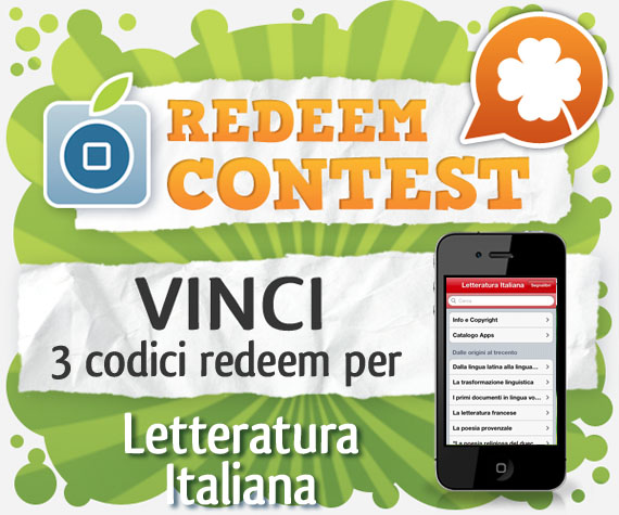 Vinci 3 codici redeem per Letteratura Italiana [VINCITORI]