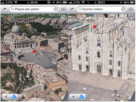 iOS 6.0 Golden Master porta le Mappe 3D anche in Italia!