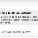 La confezione dell’iPhone 5 contiene già un adattatore da Lightning a 30-pin! [AGGIORNATO: Apple modifica la pagina, niente connettore!]