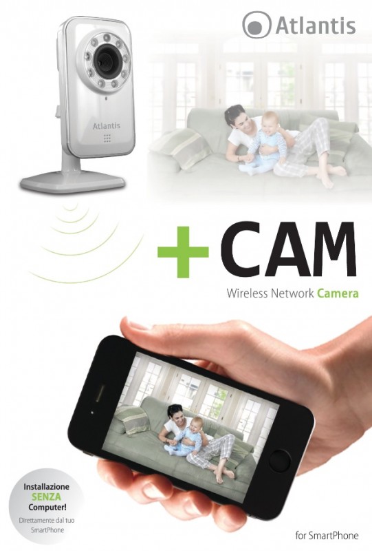 Atlantis presenta +CAM: la IP-CAM che rivoluziona il concetto di “community entertainment”