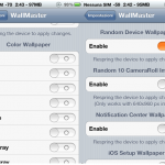 WallMaster, un tweak con diverse opzioni per modificare lo sfondo della Home – Cydia