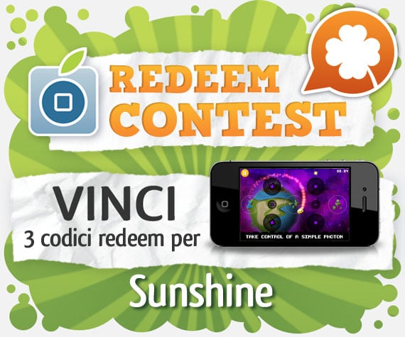 CONTEST: vinci 3 codici redeem per Sunshine [VINCITORI]