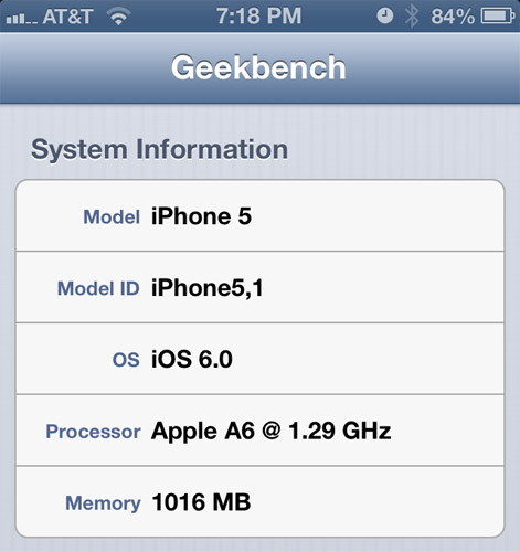 Per Primate Labs l’iPhone 5 è ancora più potente di quanto si pensasse: processore A6 da 1,3GHz
