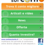 ContoSulConto, l’app per comparare e individuare il miglior conto di deposito