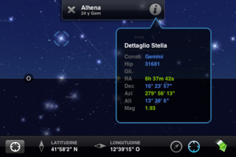 SkyObject, un planetario tascabile sul tuo iPhone