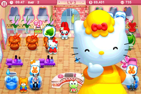 Hello Kitty, il salone di bellezza