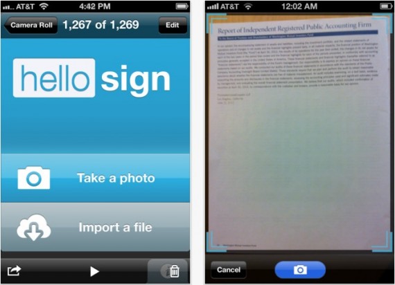 Firmare documenti digitali su iPhone con HelloSign
