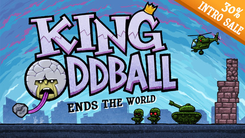 King Oddball: distruggi carri armati, soldati ed elicotteri in questo nuovo puzzle game di tipo fisico