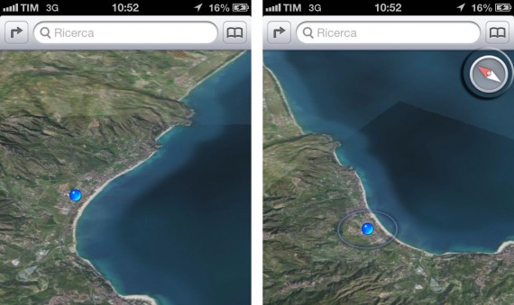 Mappe: orientare il Nord sulla parte alta del display dell’iPhone con un semplice clic – Noob’s Corner