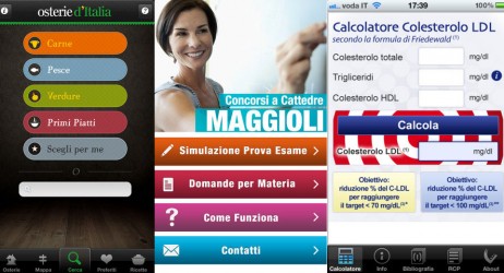 iPhoneItalia Quick Review: Osterie d’Italia, In Cattedra! e C-LDL