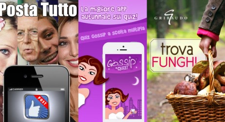 iPhoneItalia Quick Review: PostaTutto for Facebook, Gossip Quiz e Trova Funghi