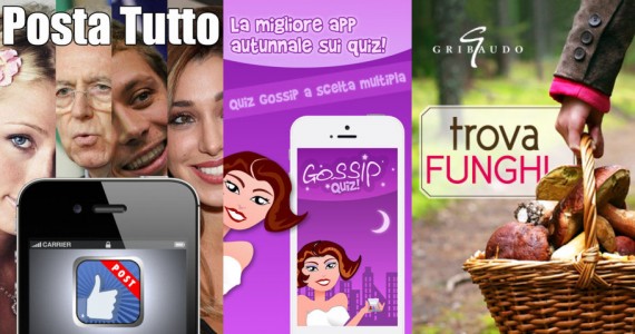 iPhoneItalia Quick Review: PostaTutto for Facebook, Gossip Quiz e Trova Funghi