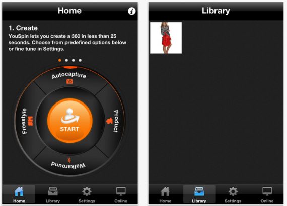 YouSpin Pro: l’app che consente di acquisire immagini a 360°, condividerle o integrarle in siti web