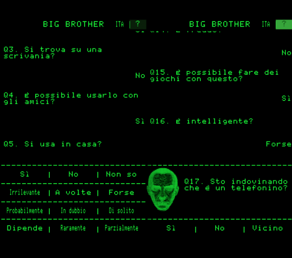 Big Brother, un “simil Akinator” con grafica in stile Apple II
