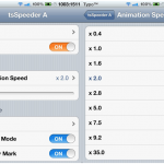 tsSpeeder A, controlla la velocità delle animazioni in iOS – Cydia