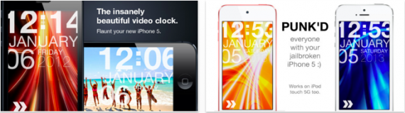 Vlock, l’applicazione che permette di visualizzare orologio e sfondi animati sfruttando appieno lo schermo di iPhone 5