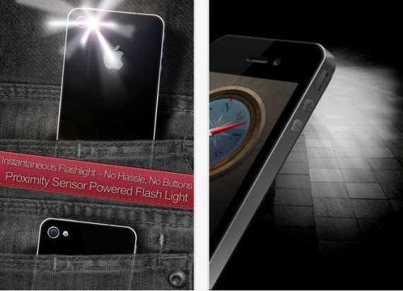 FlashLight: app torcia per iPhone che sfrutta il sensore di prossimità per accendere/spegnere il flash